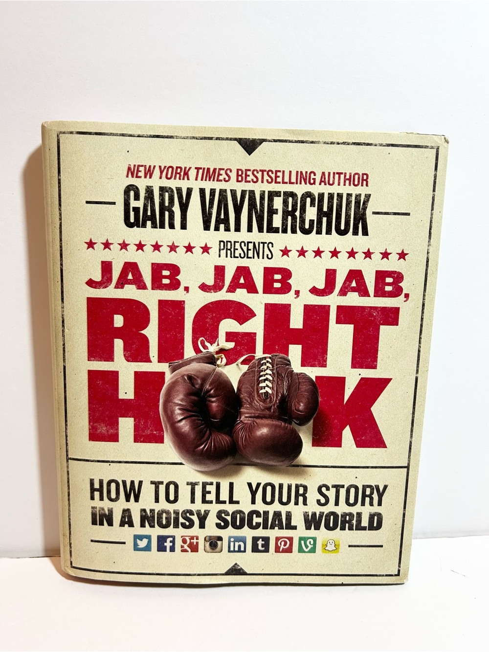 Jab, Jab, Jab, Right Hook Hardcover Book - Gary Vaynerchuck